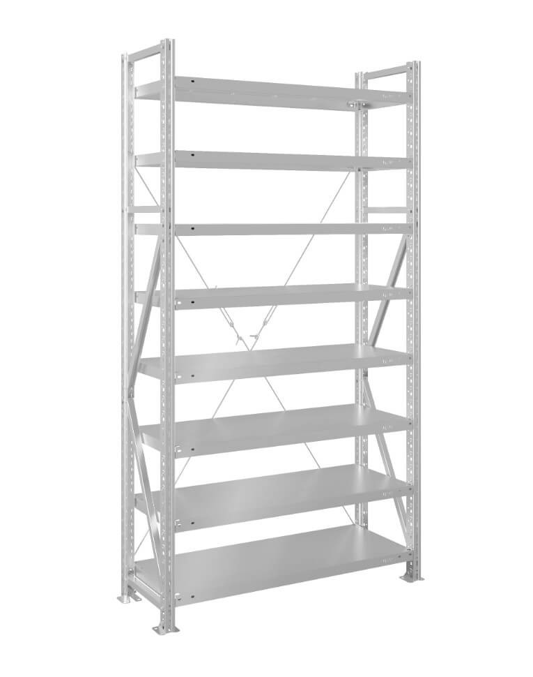 Стеллаж MS U 2000x1000x400 8 полок (200 кг, металл) купить в Калининграде