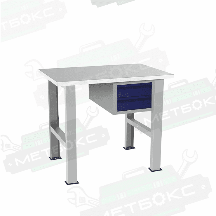 Верстак бестумбовый с подвесным ящиком ВП-Э купить в Калининграде Верстак бестумбовый с подвесным ящиком ВП-Э купить в Калининграде