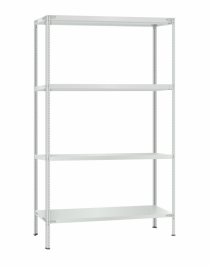 Стеллаж металлический Титан МС-500 2400х1200х600 4 полки Стеллаж металлический Титан МС-500 2400х1200х600 4 полки