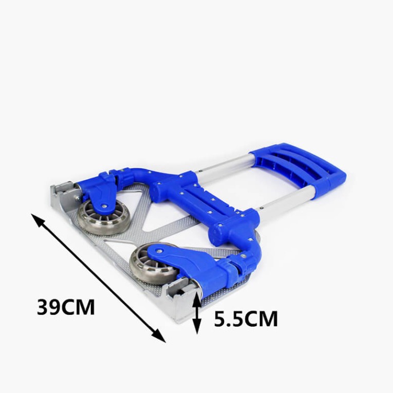 Тележка грузовая двухколесная складная PT-70 г/п 70 кг, колеса полиуретан 100 мм купить в Калининграде