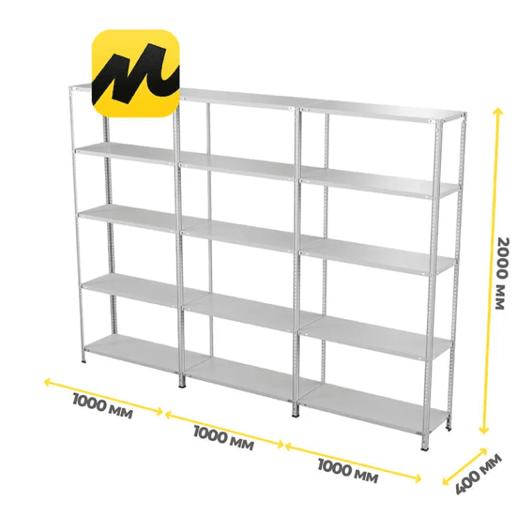 Стеллаж ПВЗ Яндекс Маркет 2000х3000х400 5 полок купить в Калининграде Стеллаж ПВЗ Яндекс Маркет 2000х3000х400 5 полок купить в Калининграде