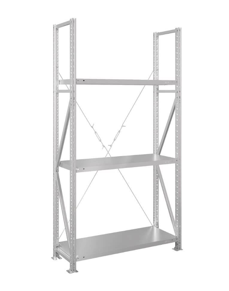 Стеллаж MS U 2000x1200x800 3 полки (400 кг, металл) купить в Калининграде