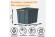 Контейнер особопрочный Rox Box PRO 50 (500х390х390 мм с крышкой и клипсами, на роликах, антрацит) купить в Калининграде