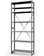 Стеллаж ТСУ 4000x1000x400 7 полок (300 кг, перф) Стеллаж ТСУ 4000x1000x400 7 полок (300 кг, перф)