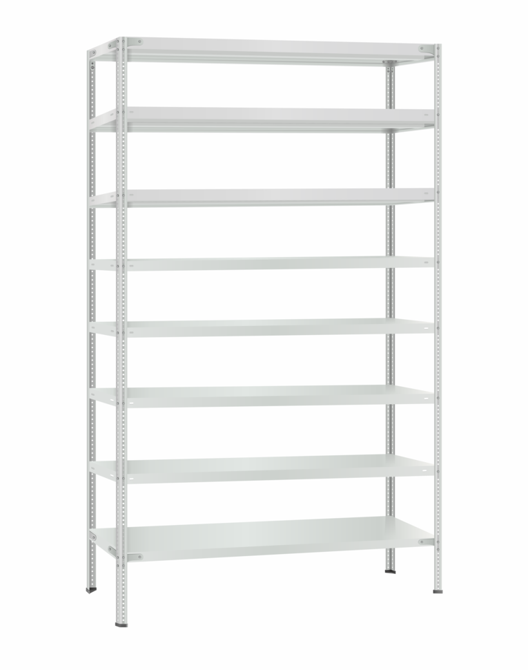 Стеллаж металлический Титан МС-500 2400х1200х600 8 полок купить в Калининграде Стеллаж металлический Титан МС-500 2400х1200х600 8 полок купить в Калининграде