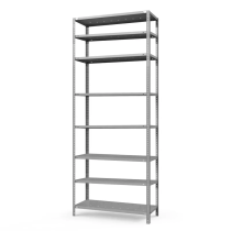 Стеллаж ТС Лайт с перф. полками 1500х700х600 8 полок