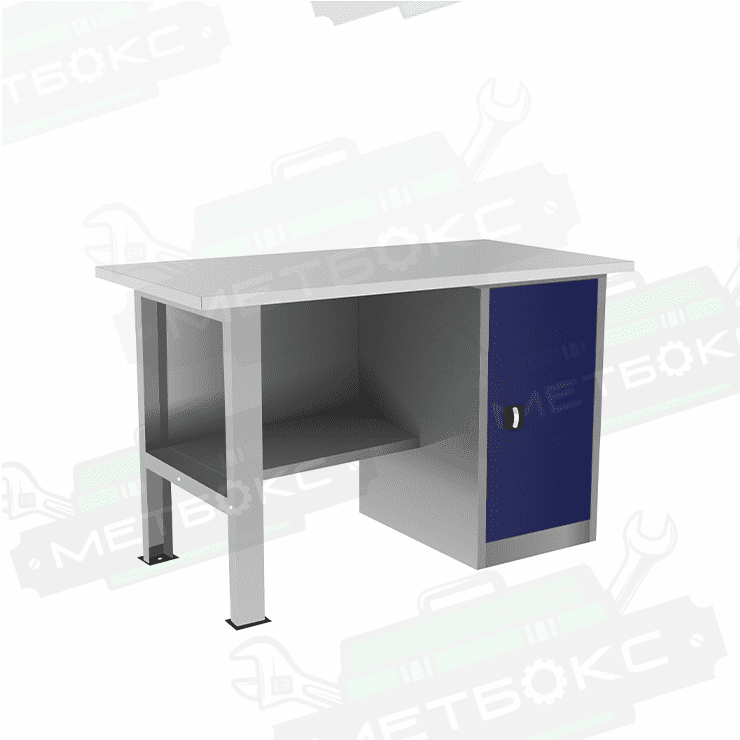 Однотумбовый слесарный верстак ВП-2/1,4 купить в Калининграде Однотумбовый слесарный верстак ВП-2/1,4 купить в Калининграде