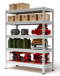 Стеллаж металлический МС-Т 2000х1510х610 5 полок Стеллаж металлический МС-Т 2000х1510х610 5 полок