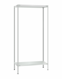 Стеллаж металлический Титан МС-500 2300х1000х500 2 полки Стеллаж металлический Титан МС-500 2300х1000х500 2 полки