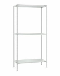 Стеллаж металлический Титан МС-500 2300х1000х500 3 полки Стеллаж металлический Титан МС-500 2300х1000х500 3 полки