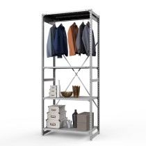 Стеллаж металлический ТСУ Универсал, 2500х1060х600 мм.Штанги: 1шт. Полки: металл усил. перф. 4 шт.