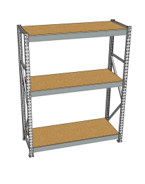 Стеллаж грузовой СГР 3000x2100x800 3 полки (ДСП) Стеллаж грузовой СГР 3000x2100x800 3 полки (ДСП)