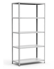 Стеллаж металлический Титан МС-500 1800х1500х400 5 полок Стеллаж металлический Титан МС-500 1800х1500х400 5 полок