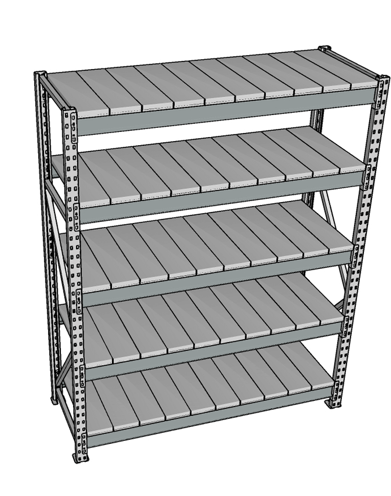 Стеллаж грузовой СГР 3000x900x1000 5 полок (металл) купить в Калининграде Стеллаж грузовой СГР 3000x900x1000 5 полок (металл) купить в Калининграде